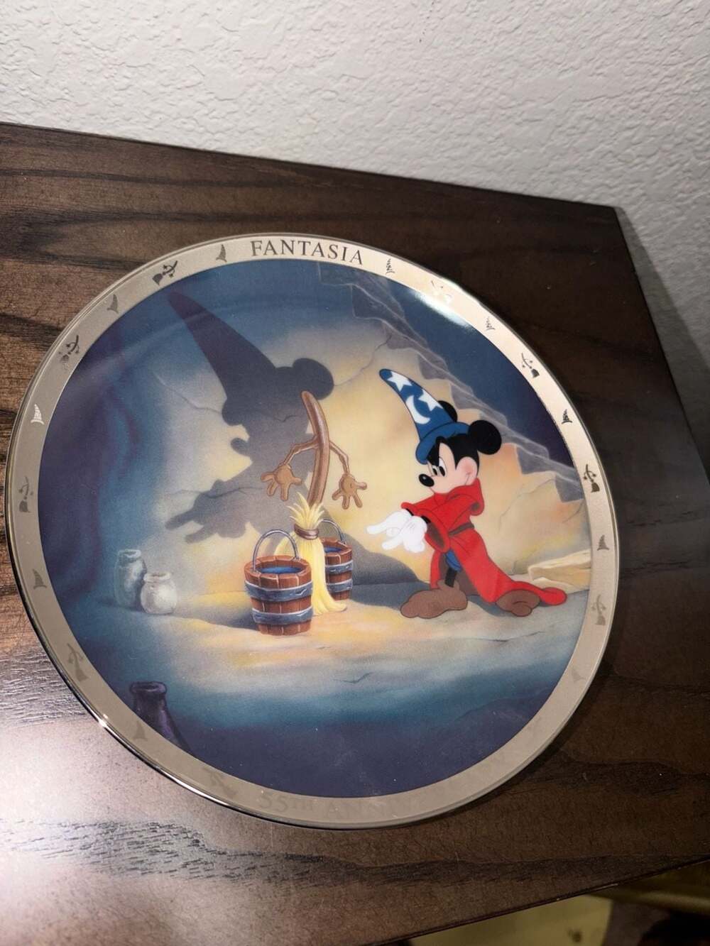 Disney Fantasia 55th Anniversary 1940-1995 Decorative Collector Plate